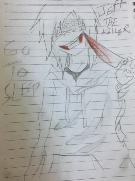 Срисовки карандашом убийцы