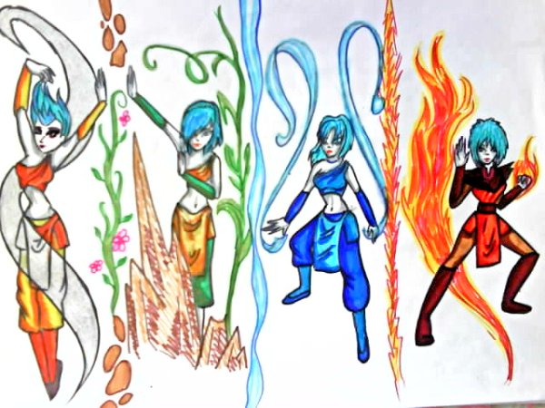 Стихии рисунок