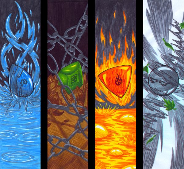 Огонь вода молния земля воздух
