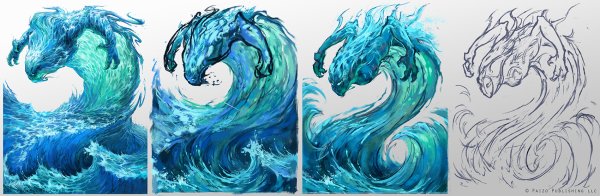 Элементаль огня и воды