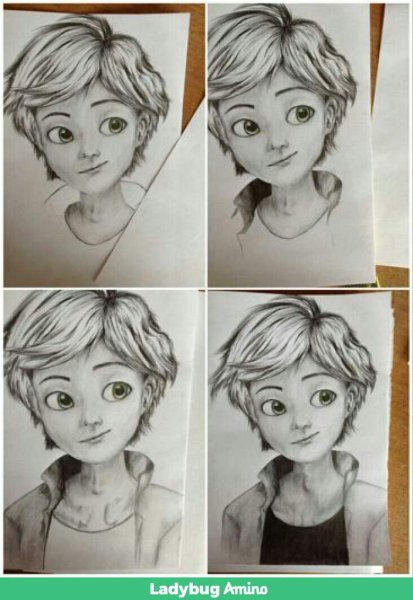 Рисуется Эдриан Агрест