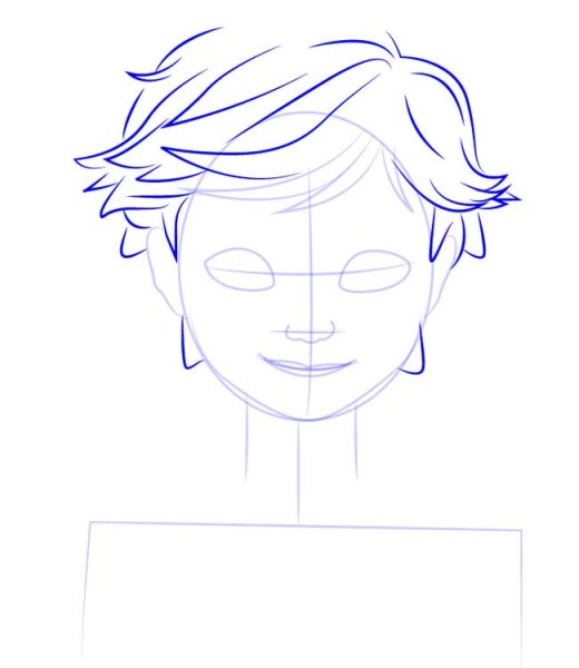 Адриан Агрест для срисовки