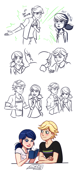 Адриан Агрест черно белый