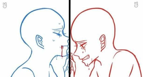 Эскизы аниме персонажей