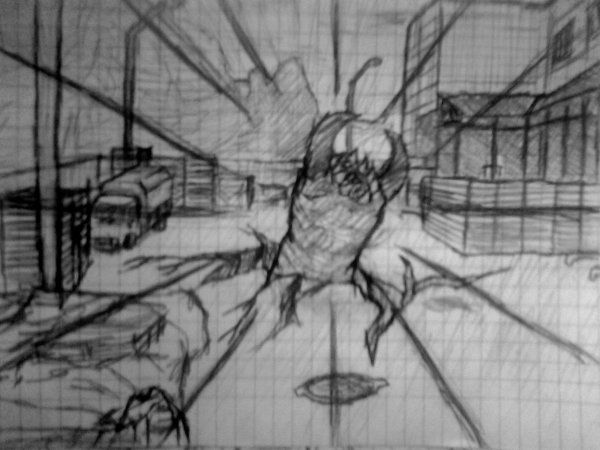 Аниме парни психи карандашом