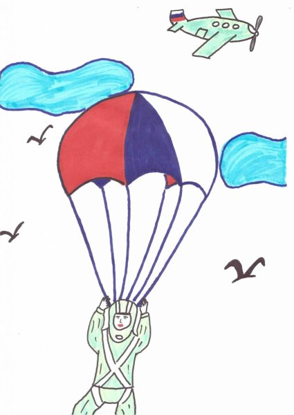 Рисунки на тему ВДВ