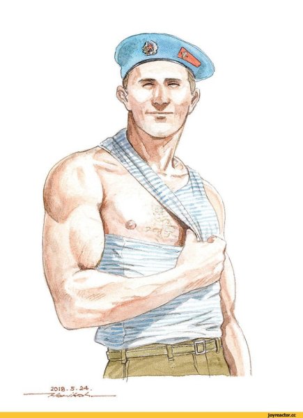 Десантник рисунок