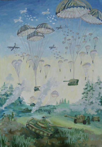 Десант рисунок