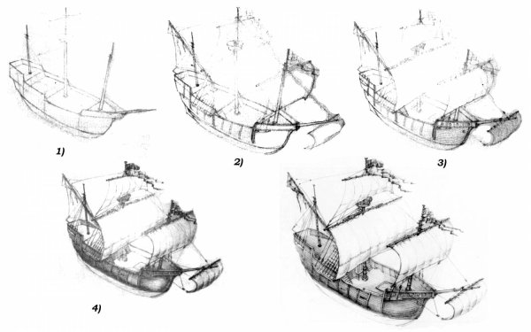 Жемчужина в раковине живопись