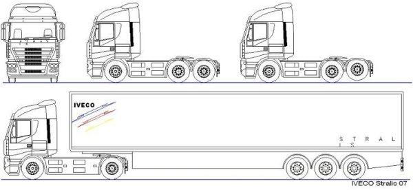 Iveco Stralis чертеж