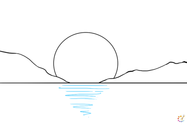 Закат карандашом простым