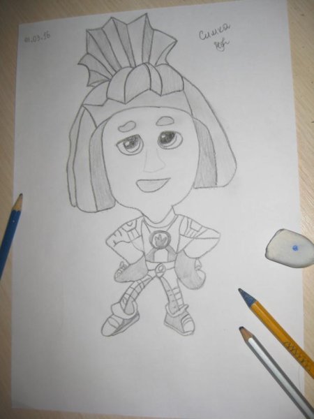 Фиксики рисунок карандашом для срисовки