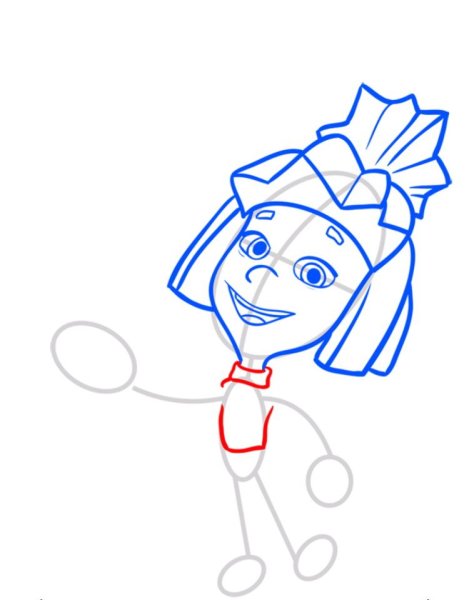 Рисунок симки и Нолика из Фиксиков