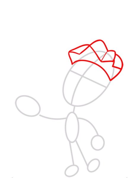 Как нарисовать симку из Фиксиков