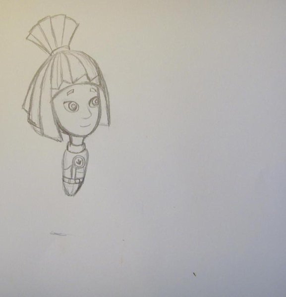 Симка из Фиксиков рисунок