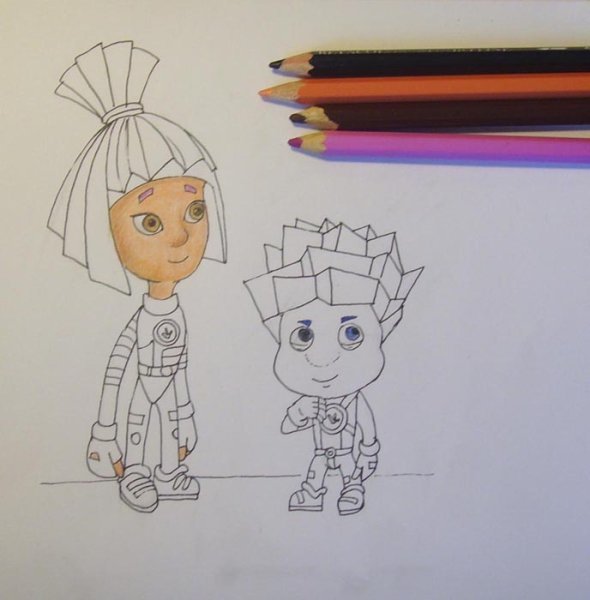 Рисование Фиксиков