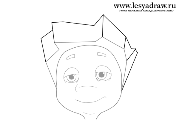 Как нарисовать Фиксиков Нолика