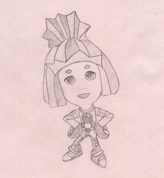 Рисунки Фиксиков карандашом