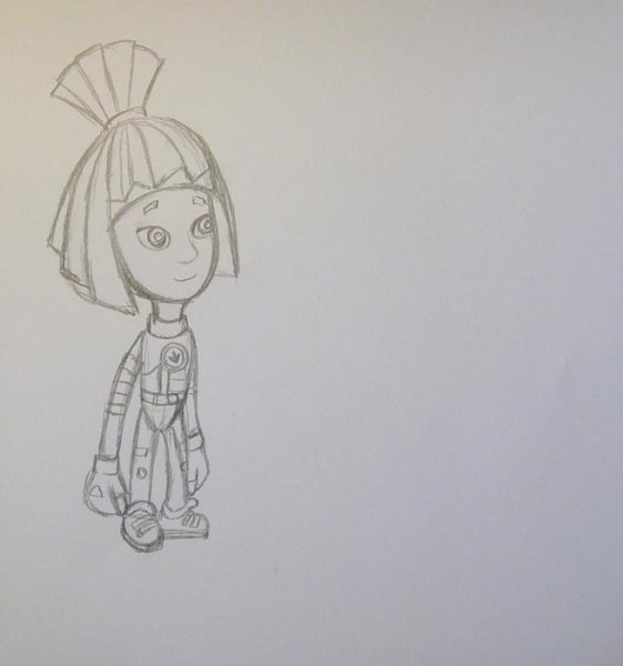 Симка из Фиксиков рисунок