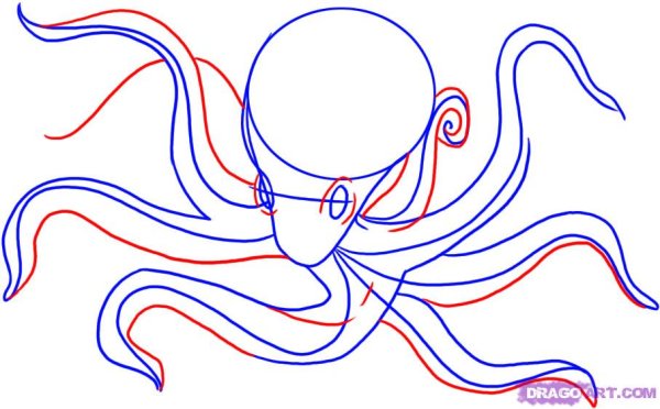 Подвижная игра осьминог на охоте