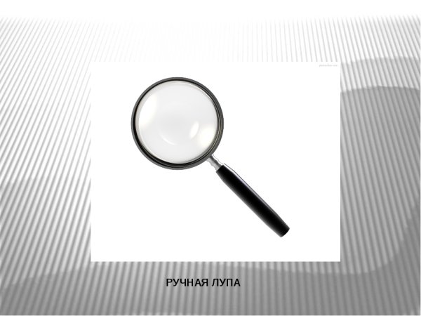 Увеличительные приборы 5 класс биология лупа