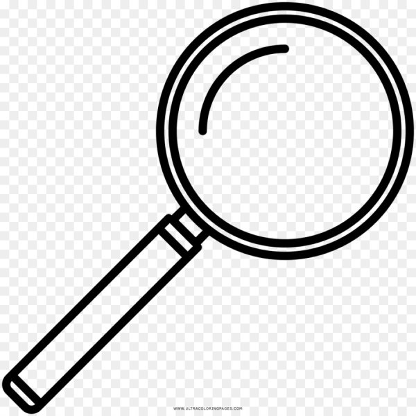 Лупа раскраска