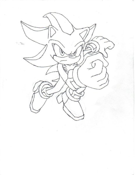 Раскраски Сильвер и Шедоу