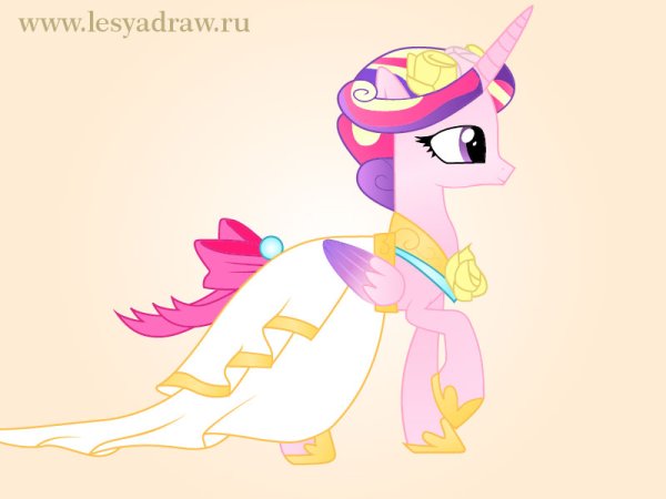 Нарисовать пони Каденс
