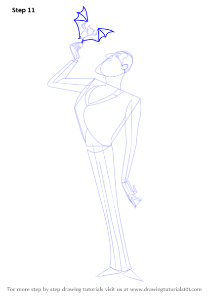 Мастер класс как нарисовать Дракулу