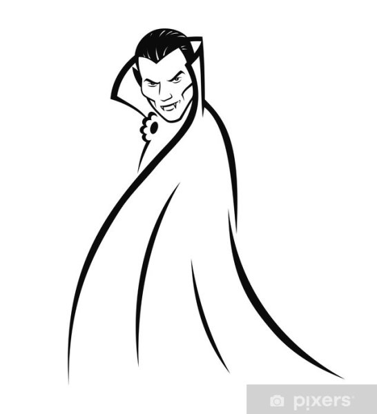 Раскраска вампир