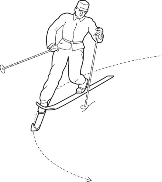 Пропорции лыжника