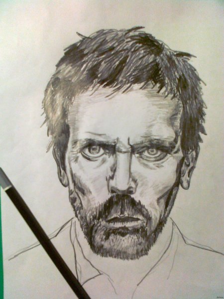 Бомж рисунок карандашом