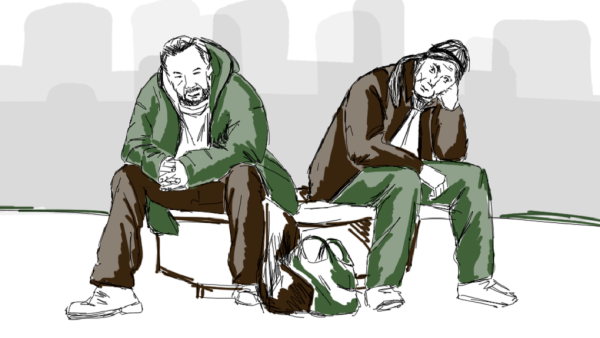 Бомжи по мультяшному