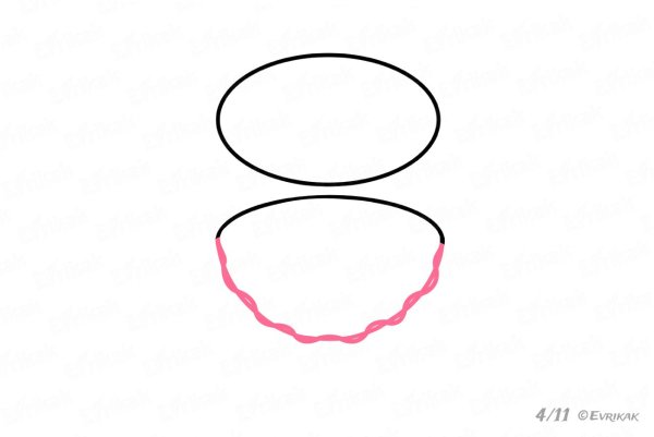 Жемчужина рисунок поэтапно