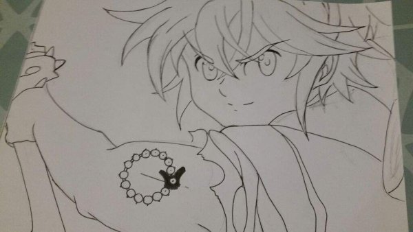 Рисовать Мелиодаса в полный рост