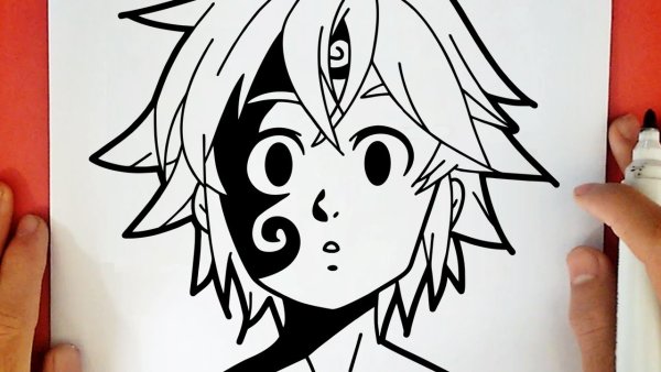 How to draw Meliodas