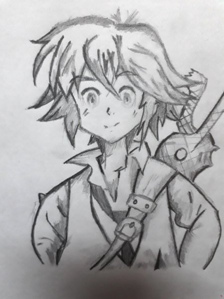 Меч Мелиодаса карандашом