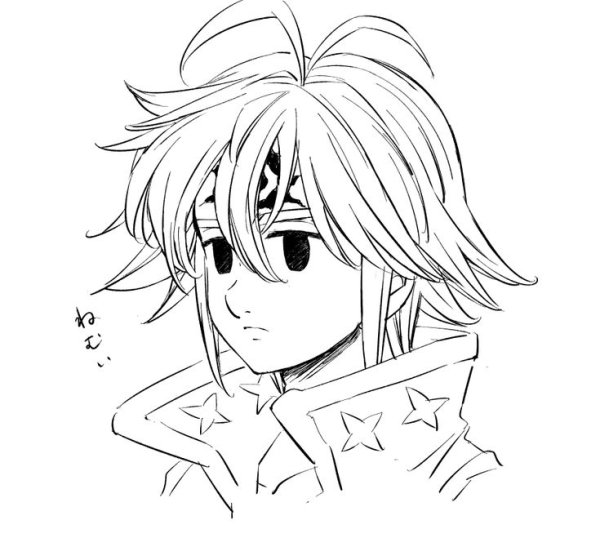 Мелиодас семь смертных грехов для срисовки