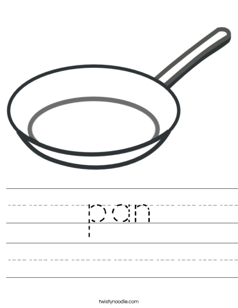 Сковородка раскраска