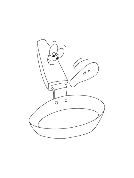 Кастрюля раскраска