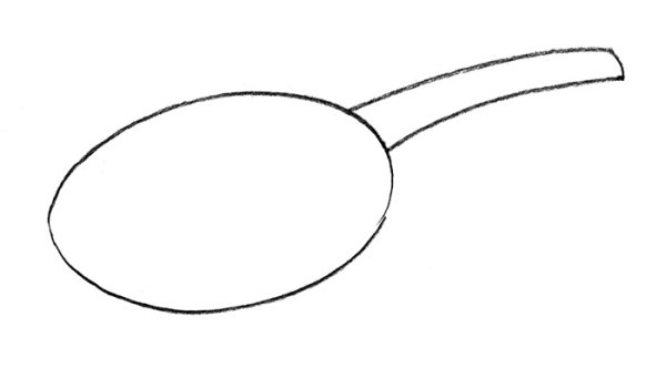 Сковорода для раскрашивания для детей