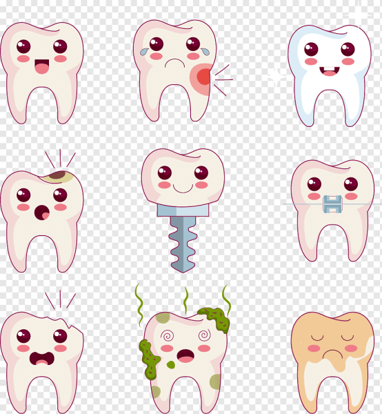 Наклейки на зубы