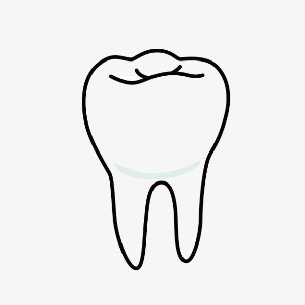 Раскраска зуб