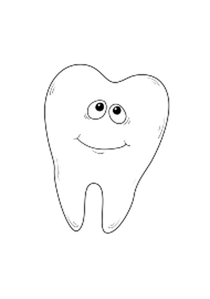 Зубы для рисования