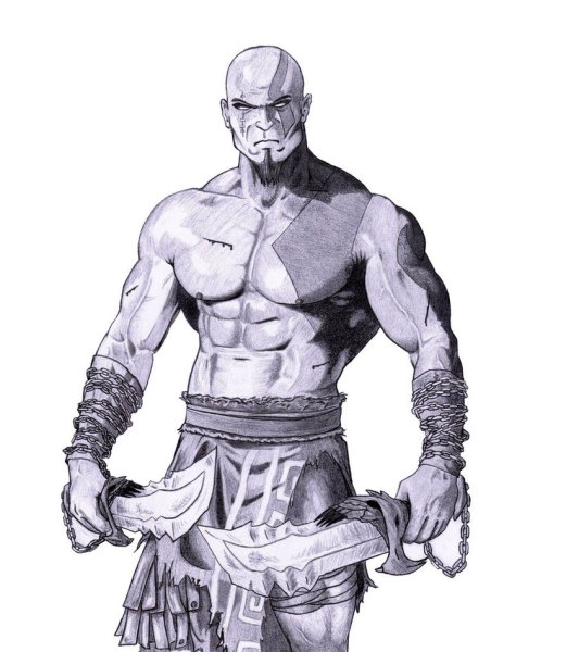 Кратос эскиз