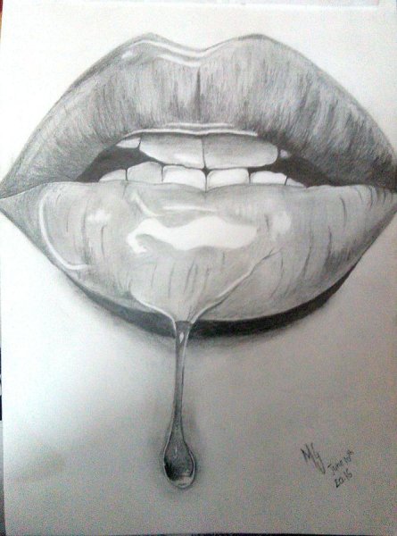 Слюни карандашом