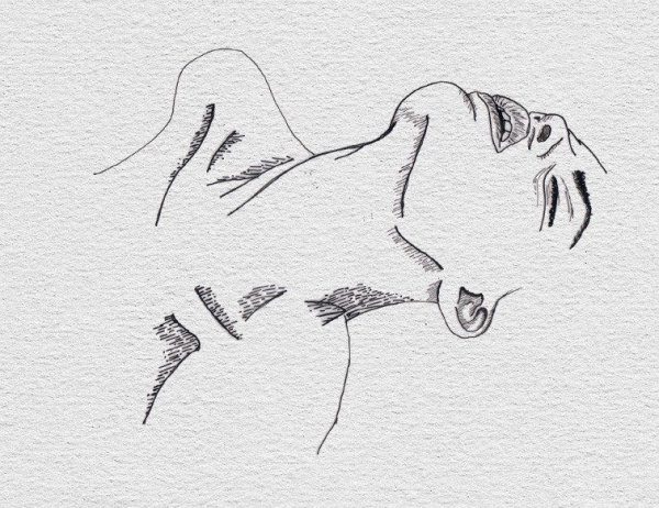 Слюна без фона