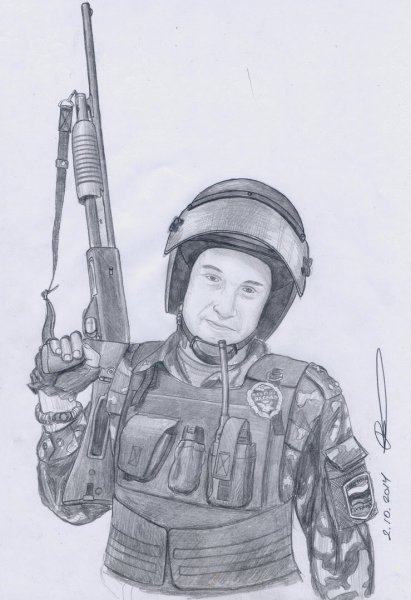 Рисунок о войне карандашом поэтапно