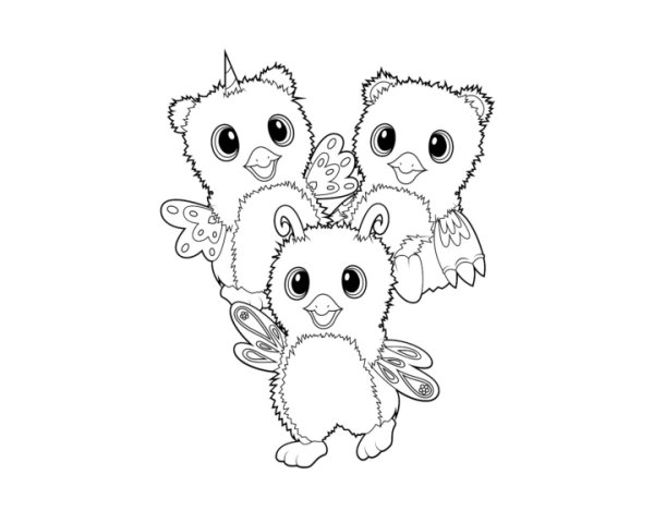 Разукрашка Хэтчималс