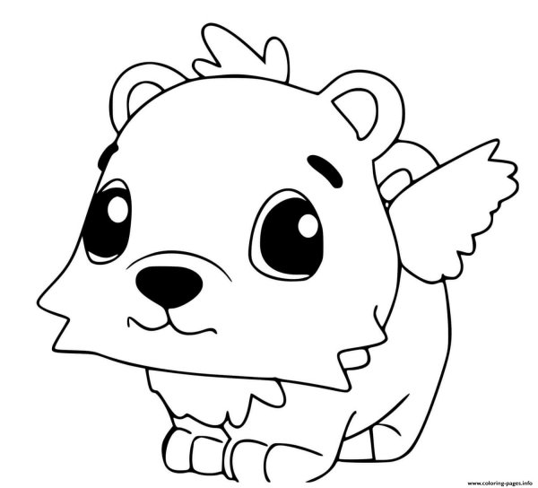 Раскраска яйца Хэтчималс